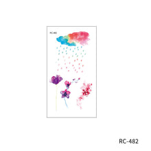 Load image into Gallery viewer, Maple Leaves Temporary Wings Waterproof Rose Flower Women Tattoo Sticker Girls Body Finger Art Flowers Tattoo Sticker