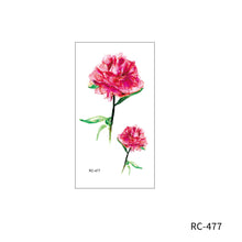Load image into Gallery viewer, Maple Leaves Temporary Wings Waterproof Rose Flower Women Tattoo Sticker Girls Body Finger Art Flowers Tattoo Sticker