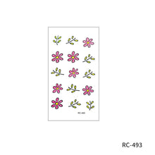 Load image into Gallery viewer, Maple Leaves Temporary Wings Waterproof Rose Flower Women Tattoo Sticker Girls Body Finger Art Flowers Tattoo Sticker