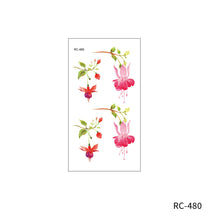 Load image into Gallery viewer, Maple Leaves Temporary Wings Waterproof Rose Flower Women Tattoo Sticker Girls Body Finger Art Flowers Tattoo Sticker