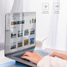 Load image into Gallery viewer, Zinc Alloy Laptop Stand Notebook Support Foldable Desk Holder Stand For Macbook Laptop iPad Tablet Portable Cooling Base Bracket