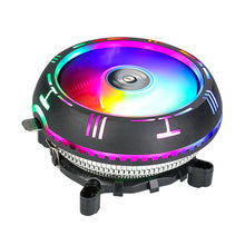 Load image into Gallery viewer, Rainbow Low Profile RGB CPU Air Cooler with 90mm Silent Fan for AMD AM4 AM3+ X79 X99 LGA 775 1150 1151 1156 2011