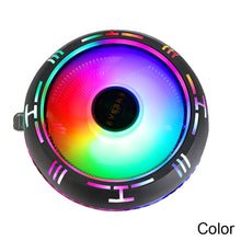Load image into Gallery viewer, Rainbow Low Profile RGB CPU Air Cooler with 90mm Silent Fan for AMD AM4 AM3+ X79 X99 LGA 775 1150 1151 1156 2011