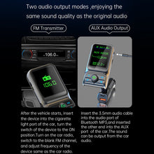 Load image into Gallery viewer, 1.77 Inch Color Screen Car Bluetooth Support Qc3.0 And Pd Fast Charging Eq Audio Adjustment Player With Rod Bc85