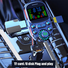 Load image into Gallery viewer, PD Fast Charge Bluetooth Hands-free Car Charger FM Transmitter Car MP3 Player Cigarette Lighter U Disk Card BC86
