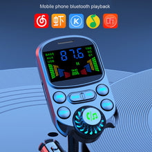 Load image into Gallery viewer, PD Fast Charge Bluetooth Hands-free Car Charger FM Transmitter Car MP3 Player Cigarette Lighter U Disk Card BC86