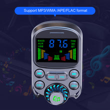 Load image into Gallery viewer, PD Fast Charge Bluetooth Hands-free Car Charger FM Transmitter Car MP3 Player Cigarette Lighter U Disk Card BC86