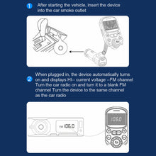 Load image into Gallery viewer, PD Fast Charge Bluetooth Hands-free Car Charger FM Transmitter Car MP3 Player Cigarette Lighter U Disk Card BC86
