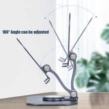 Load image into Gallery viewer, Suitable For Flat-panel Painting And Chasing Drama Flat-panel Bracket Folding Rotating Lazy Bracket Aluminum Alloy Desktop Mobile Phone Bracket
