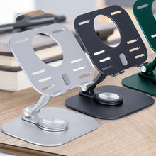Load image into Gallery viewer, Suitable For Flat-panel Painting And Chasing Drama Flat-panel Bracket Folding Rotating Lazy Bracket Aluminum Alloy Desktop Mobile Phone Bracket