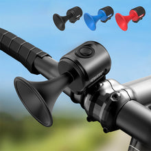 Load image into Gallery viewer, Electric Bicycle Horn 120db Loud Bike Bell With Warning Sound Bike Horns With Warning Sound by Battery For Kids Scooters Bikes