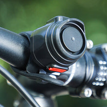 Load image into Gallery viewer, 6 Modes USB Rechargeable Bicycle Electric Bell Horn Handlebar MTB Road Cycling Anti-theft Alarm Horn Motorcycle Bike Accessories