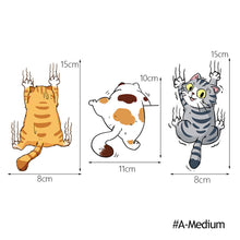 Load image into Gallery viewer, 3Pcs/Set Funny Car Sticker Pet Climbing Cats Animal Styling Stickers Decoration Car Body Creative Decals Sticker Decor Accessories