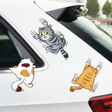 Load image into Gallery viewer, 3Pcs/Set Funny Car Sticker Pet Climbing Cats Animal Styling Stickers Decoration Car Body Creative Decals Sticker Decor Accessories