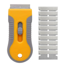 Load image into Gallery viewer, Glue Removal Blade Scraper Car Window Blade Knife Cleaner Ceramic Glass Sticker Glue Cleaner Remover Automotive Film Ceramic Tool