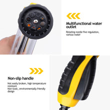 Load image into Gallery viewer, Multifunctional 8 in 1 Water Gun Hose Nozzle Car Washer Garden Watering Jet Spray High Pressure Sprinkler Foam Lance Automobiles Cleaning Tool
