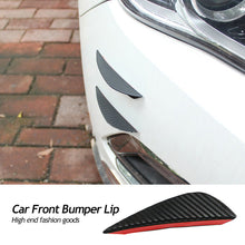 Load image into Gallery viewer, 4Pcs Car Front Bumper Lip Decoration Diffuser Shunt Fin Body Spoiler Canard Universal Auto Modified Canard Exterior Parts