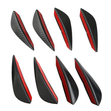 Load image into Gallery viewer, 4Pcs Car Front Bumper Lip Decoration Diffuser Shunt Fin Body Spoiler Canard Universal Auto Modified Canard Exterior Parts