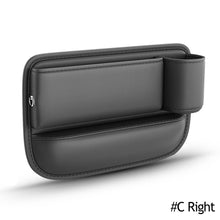 Load image into Gallery viewer, Universal Car Seat Gap Water Cup Holder PU Crevice Side Storage Box Driver Front Auto Car Seat Gap Filler Car Interior Organizer