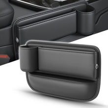 Load image into Gallery viewer, Universal Car Seat Gap Water Cup Holder PU Crevice Side Storage Box Driver Front Auto Car Seat Gap Filler Car Interior Organizer