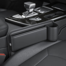 Load image into Gallery viewer, Universal Car Seat Gap Water Cup Holder PU Crevice Side Storage Box Driver Front Auto Car Seat Gap Filler Car Interior Organizer