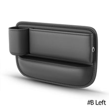 Load image into Gallery viewer, Universal Car Seat Gap Water Cup Holder PU Crevice Side Storage Box Driver Front Auto Car Seat Gap Filler Car Interior Organizer