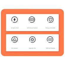Load image into Gallery viewer, 120W Metal USB Protection Charge Cable Fast Charging Data Cable For Micro Type-C Silicone Quickly Charge With Cable Organizer