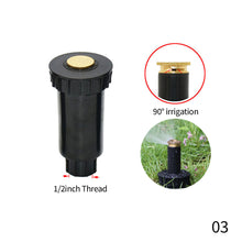 Load image into Gallery viewer, Garden Lawn Popup Sprinkler 90/180/360 Degree Irrigation Sprinkler Farm Refraction Nozzle For Watering & Irrigation Tool