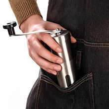 Load image into Gallery viewer, Manual Coffee Grinder Mini Stainless Steel Handmade Coffee Bean Grinders Portable Handheld Mill Foamer Coffee Accessories Kitchen Tool