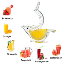 Load image into Gallery viewer, Mini Bird Shape Transparent Manual Juicer Press Squeeze Fruit Portable For Orange Lemon Juicer For Home Kitchen