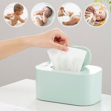 Load image into Gallery viewer, Baby Wipe Warmer Heater Wet Towel Dispenser Napkin Heating Box Home/Car Use Mini Wipe Warmer Case Disinfecting Wipes