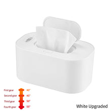 Load image into Gallery viewer, Baby Wipe Warmer Heater Wet Towel Dispenser Napkin Heating Box Home/Car Use Mini Wipe Warmer Case Disinfecting Wipes