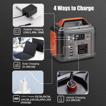 Load image into Gallery viewer, 220-240V EU 200W 180Wh Portable Power Station Pure Sine Wave for Home Outdoor Car Drone Laptops Solar Generator Charging
