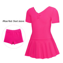 Load image into Gallery viewer, Spring And Summer Girls Dance Skirt Two-Piece Tutu Training Skirt
