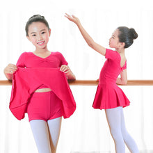 Load image into Gallery viewer, Spring And Summer Girls Dance Skirt Two-Piece Tutu Training Skirt