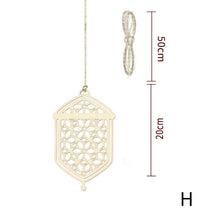 Load image into Gallery viewer, Eid Mubarak Decor Wooden Hanging Pendant Star Moon DIY Ornament Ramadan Kareem Gift Al Adha Islam Muslim Party Supplies