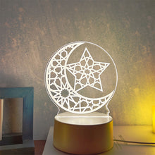 Load image into Gallery viewer, Moon Star Night Light Ramadan EID Mubarak Decoration Islamic Muslim Party Decor for Home Ramadan Eid Al Adha Decor Eid Gifts