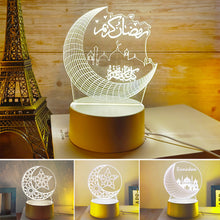Load image into Gallery viewer, Moon Star Night Light Ramadan EID Mubarak Decoration Islamic Muslim Party Decor for Home Ramadan Eid Al Adha Decor Eid Gifts