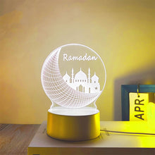 Load image into Gallery viewer, Moon Star Night Light Ramadan EID Mubarak Decoration Islamic Muslim Party Decor for Home Ramadan Eid Al Adha Decor Eid Gifts