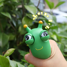 Load image into Gallery viewer, Funny Eyeball Burst Squeeze Toy Green Eye Caterpillar Pinch Toys Adult Kids Stress Relief Fidget Toy Creative Decompression Toy