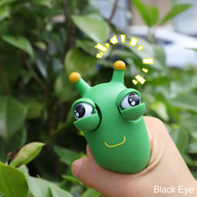 Load image into Gallery viewer, Funny Eyeball Burst Squeeze Toy Green Eye Caterpillar Pinch Toys Adult Kids Stress Relief Fidget Toy Creative Decompression Toy