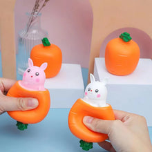 Load image into Gallery viewer, Funny Carrot Squeeze Toy Rabbit Pinch Toys Adult Kids Stress Relief Fidget Toy Creative Decompression Toy