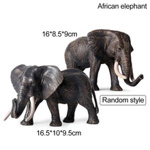 Load image into Gallery viewer, Simulation Forest Animal Garden African Lion Black Tiger Tiger Koala Deer Elephant Model Collectible Model