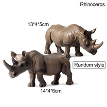 Load image into Gallery viewer, Simulation Forest Animal Garden African Lion Black Tiger Tiger Koala Deer Elephant Model Collectible Model