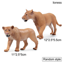 Load image into Gallery viewer, Simulation Forest Animal Garden African Lion Black Tiger Tiger Koala Deer Elephant Model Collectible Model