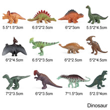 Load image into Gallery viewer, 12Pcs/Set Simulated Dinosaur Toys Jurassic Wild Life Tyrannosaurus Rex World Park Dinosaur Models Action Figures Toy for Kids Boy Gift