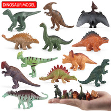 Load image into Gallery viewer, 12Pcs/Set Simulated Dinosaur Toys Jurassic Wild Life Tyrannosaurus Rex World Park Dinosaur Models Action Figures Toy for Kids Boy Gift