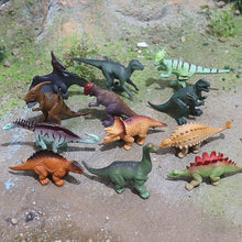 Load image into Gallery viewer, 12Pcs/Set Simulated Dinosaur Toys Jurassic Wild Life Tyrannosaurus Rex World Park Dinosaur Models Action Figures Toy for Kids Boy Gift