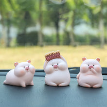 Load image into Gallery viewer, Lovely Lulu Piggy Mini Toy Pink Pig Toys Cute Piggy Statue Doll Micro Landscape Kawaii Desk Car Interior Accessories Home Decoration Kids Gift