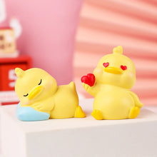 Load image into Gallery viewer, Lovely Duck Mini Toy Cute Duck Statue Doll Micro Landscape Kawaii Desk Car Interior Accessories Home Decoration Kids Gift